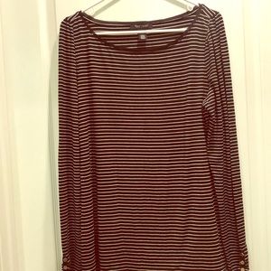 WHBM stripe tee- XL